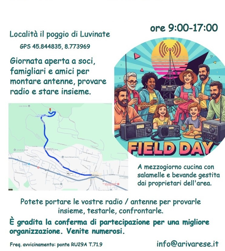 Passiamo Una Domenica Insieme Associazione Radioamatori Italiani Passiamo Una Domenica Insieme Associazione Radioamatori Italiani